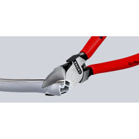 KNIPEX 72 01 180 Seitenschneider für Kunststoff mit Kunststoff überzogen 180 mm