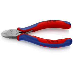 KNIPEX 72 02 125 Seitenschneider für Kunststoff mit...