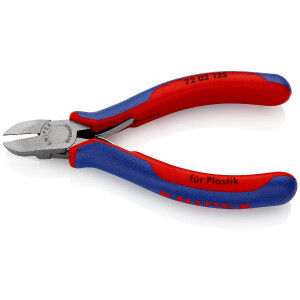 KNIPEX 72 02 125 Seitenschneider für Kunststoff mit...
