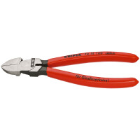 KNIPEX 72 51 160 Seitenschneider für Lichtwellenleiter (Glasfaserkabel) mit Kunststoff überzogen 160 mm