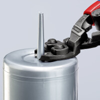KNIPEX 72 62 200 Kraft-Bündigschneider für Weichmetall und Kunststoff mit schlanken Mehrkomponenten-Hüllen schwarz atramentiert 200 mm