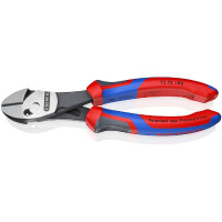 KNIPEX 73 72 180 TwinForce® Hochleistungs-Seitenschneider mit Comfort-Griffen schwarz atramentiert 180 mm