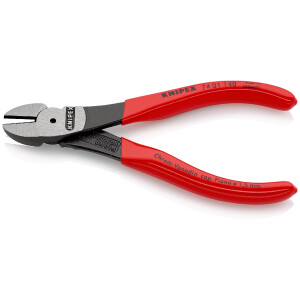 KNIPEX 74 01 140 SB Kraft-Seitenschneider mit Kunststoff...