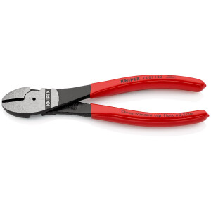 KNIPEX 74 01 180 Kraft-Seitenschneider mit Kunststoff...