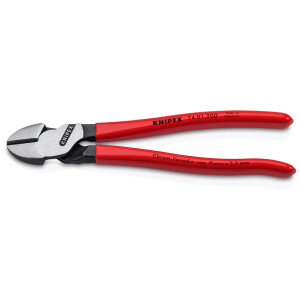 KNIPEX 74 01 200 SB Kraft-Seitenschneider mit Kunststoff...