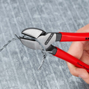 KNIPEX 74 01 200 Kraft-Seitenschneider mit Kunststoff...