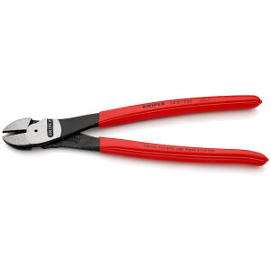 KNIPEX 74 01 250 SB Kraft-Seitenschneider mit Kunststoff...