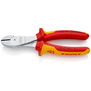 KNIPEX 74 06 180 SB Kraft-Seitenschneider isoliert mit...