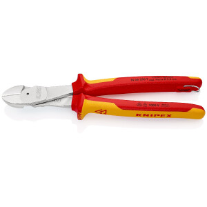KNIPEX 74 06 250 T BK Kraft-Seitenschneider isoliert mit...