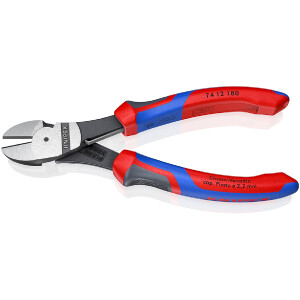 KNIPEX 74 12 180 Kraft-Seitenschneider mit...