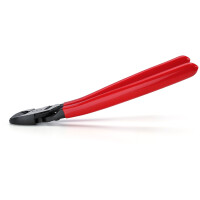 KNIPEX 74 21 200 Kraft-Seitenschneider mit Kunststoff überzogen schwarz atramentiert 200 mm