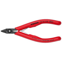 KNIPEX 75 12 125 Elektronik-Seitenschneider mit Kunststoff-Hüllen brüniert 125 mm