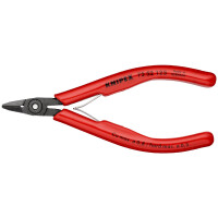 KNIPEX 75 52 125 Elektronik-Seitenschneider mit Kunststoff-Hüllen brüniert 125 mm