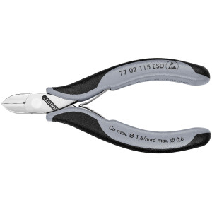 KNIPEX 77 02 115 ESD Elektronik-Seitenschneider ESD mit...