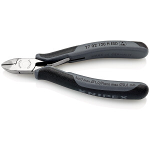 KNIPEX 77 02 120 H ESD Elektronik-Seitenschneider mit...