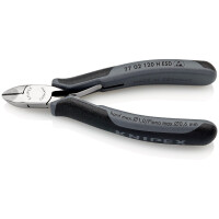 KNIPEX 77 02 120 H ESD Elektronik-Seitenschneider mit eingesetzter Hartmetallschneide ESD mit Mehrkomponenten-Hüllen 120 mm