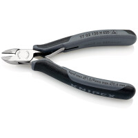 KNIPEX 77 02 120 H ESD Elektronik-Seitenschneider mit eingesetzter Hartmetallschneide ESD mit Mehrkomponenten-Hüllen 120 mm