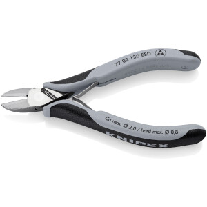 KNIPEX 77 02 130 ESD Elektronik-Seitenschneider ESD mit...