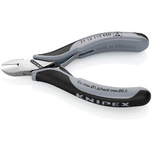 KNIPEX 77 12 115 ESD Elektronik-Seitenschneider ESD mit...