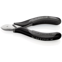 KNIPEX 77 12 115 ESD Elektronik-Seitenschneider ESD mit durchgestecktem Gelenk mit Mehrkomponenten-Hüllen 115 mm
