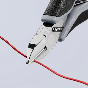 KNIPEX 77 12 115 ESDSB Elektronik-Seitenschneider ESD mit durchgestecktem Gelenk mit Mehrkomponenten-Hüllen 115 mm