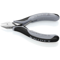 KNIPEX 77 32 115 ESD Elektronik-Seitenschneider ESD mit durchgestecktem Gelenk mit Mehrkomponenten-Hüllen 115 mm