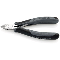 KNIPEX 77 32 120 H ESD Elektronik-Seitenschneider mit eingesetzter Hartmetallschneide ESD mit Mehrkomponenten-Hüllen 120 mm