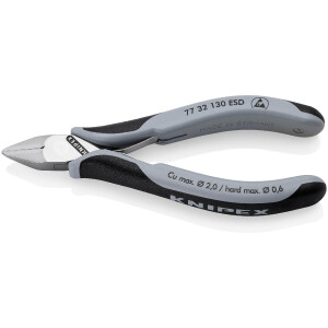 KNIPEX 77 32 130 ESD Elektronik-Seitenschneider ESD mit...