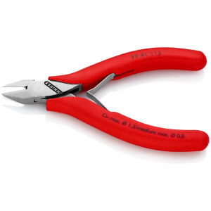 KNIPEX 77 41 115 Elektronik-Seitenschneider mit...
