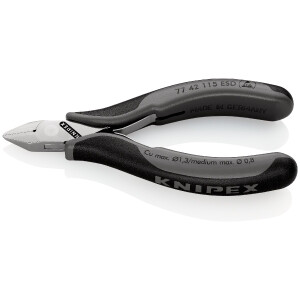 KNIPEX 77 42 115 ESD Elektronik-Seitenschneider ESD mit...