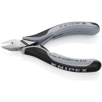 KNIPEX 77 42 115 ESD Elektronik-Seitenschneider ESD mit durchgestecktem Gelenk mit Mehrkomponenten-Hüllen 115 mm