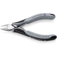 KNIPEX 77 42 130 ESD Elektronik-Seitenschneider ESD mit durchgestecktem Gelenk mit Mehrkomponenten-Hüllen 130 mm