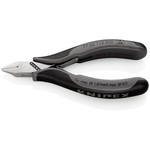 KNIPEX 77 52 115 ESD Elektronik-Seitenschneider ESD mit...