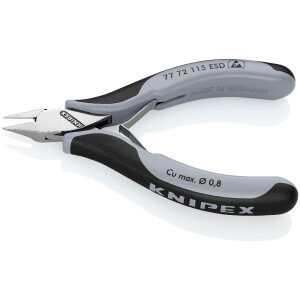 KNIPEX 77 72 115 ESD Elektronik-Seitenschneider ESD mit...