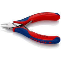 KNIPEX 77 72 115 SB Elektronik-Seitenschneider mit durchgestecktem Gelenk mit Mehrkomponenten-Hüllen 115 mm