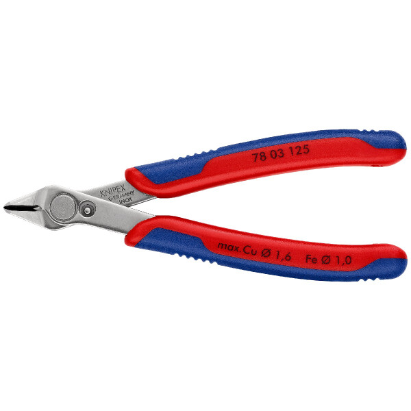 KNIPEX 78 03 125 Electronic Super Knips® mit Mehrkomponenten-Hüllen 125 mm