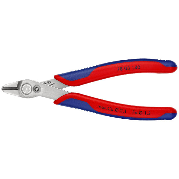 KNIPEX 78 03 140 Electronic Super Knips® XL mit Mehrkomponenten-Hüllen 140 mm