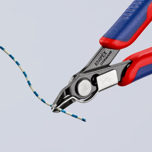 KNIPEX 78 41 125 Electronic Super Knips® mit Mehrkomponenten-Hüllen brüniert 125 mm