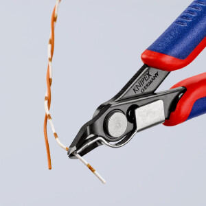 KNIPEX 78 41 125 Electronic Super Knips® mit Mehrkomponenten-Hüllen brüniert 125 mm