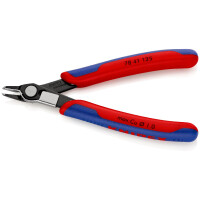 KNIPEX 78 41 125 Electronic Super Knips® mit Mehrkomponenten-Hüllen brüniert 125 mm