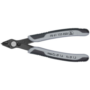KNIPEX 78 61 125 ESD Electronic Super Knips® ESD mit...