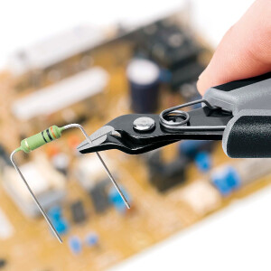 KNIPEX 78 61 125 ESD Electronic Super Knips® ESD mit Mehrkomponenten-Hüllen brüniert 125 mm