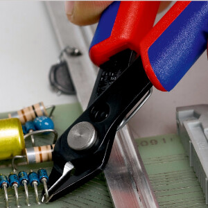 KNIPEX 78 61 125 SB Electronic Super Knips® mit Mehrkomponenten-Hüllen brüniert 125 mm