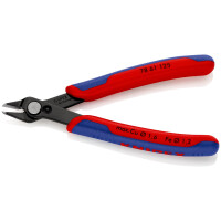 KNIPEX 78 61 125 SB Electronic Super Knips® mit Mehrkomponenten-Hüllen brüniert 125 mm