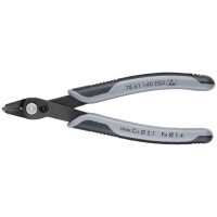 KNIPEX 78 61 140 ESDSB Electronic Super Knips® XL ESD mit Mehrkomponenten-Hüllen brüniert 140 mm