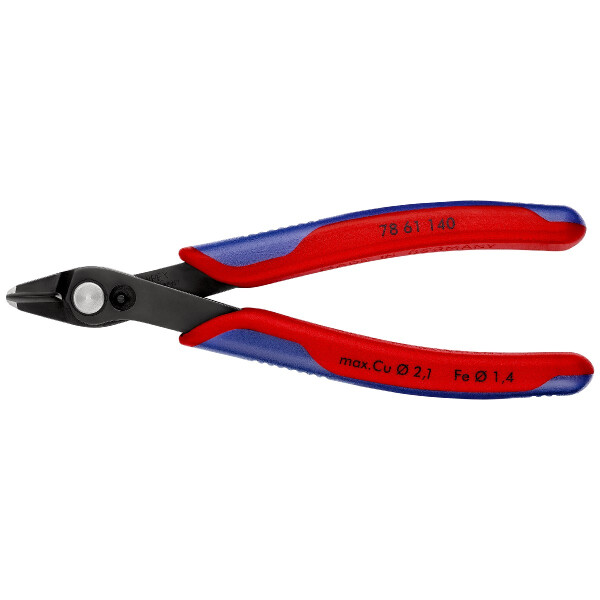 KNIPEX 78 61 140 Electronic Super Knips® XL mit Mehrkomponenten-Hüllen brüniert 140 mm