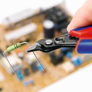 KNIPEX 78 61 140 Electronic Super Knips® XL mit Mehrkomponenten-Hüllen brüniert 140 mm