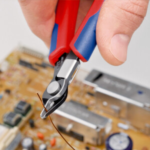 KNIPEX 78 71 125 SB Electronic Super Knips® mit Mehrkomponenten-Hüllen brüniert 125 mm