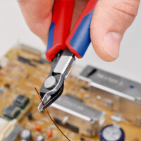 KNIPEX 78 71 125 SB Electronic Super Knips® mit Mehrkomponenten-Hüllen brüniert 125 mm
