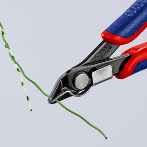 KNIPEX 78 91 125 Electronic Super Knips® mit Mehrkomponenten-Hüllen brüniert 125 mm